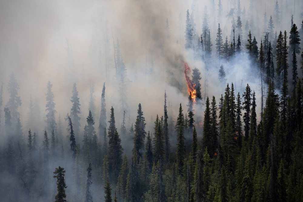 Alaska Army National Guard aviators help fight Alaska wildfires