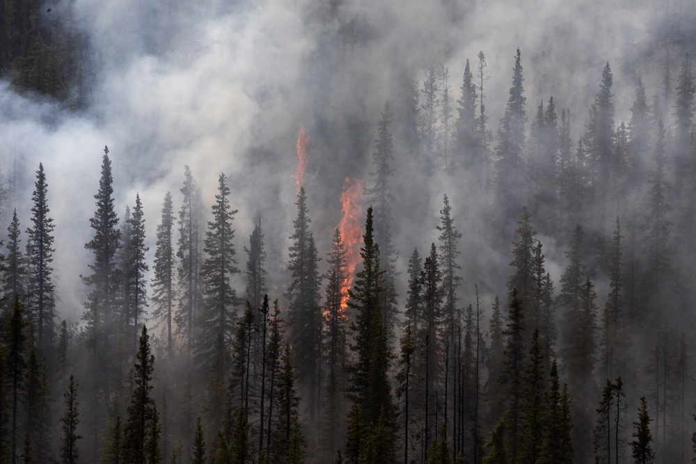 Alaska Army National Guard aviators help fight Alaska wildfires
