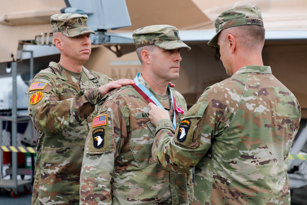 716th Military Police Battalion change of command ceremony
