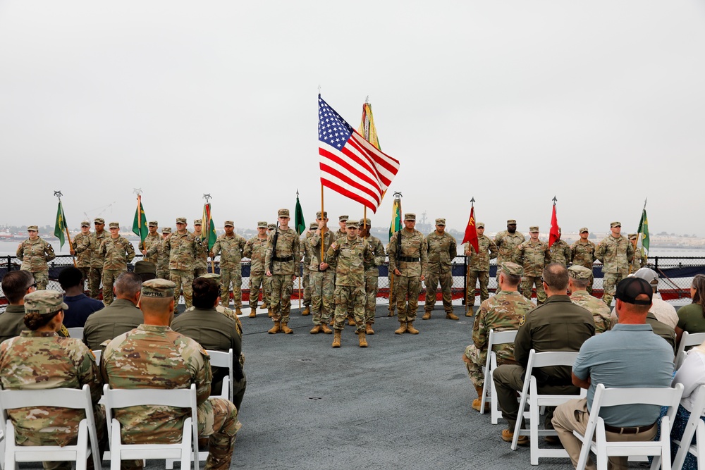 716th Military Police Battalion change of command ceremony