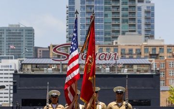 3rd MAW San Diego Padres flyover and Salute to Service