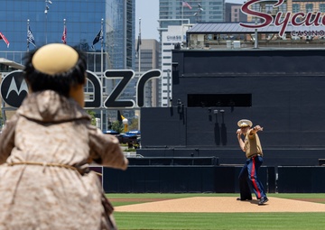 3rd MAW San Diego Padres flyover and Salute to Service