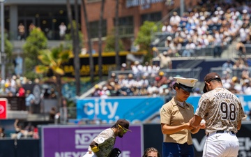 3rd MAW San Diego Padres flyover and Salute to Service