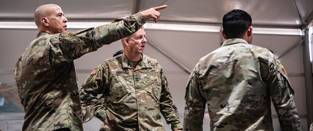 Major General Sherman assesses operations with Task Force 51