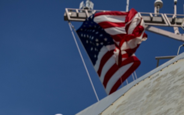 USS Mahan Departs Naval Station Norfolk