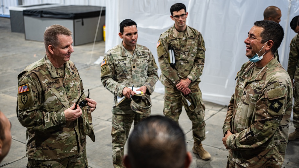 Major General Sherman assesses operations with Task Force 51