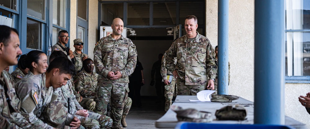 Major General Sherman assesses operations with Task Force 51