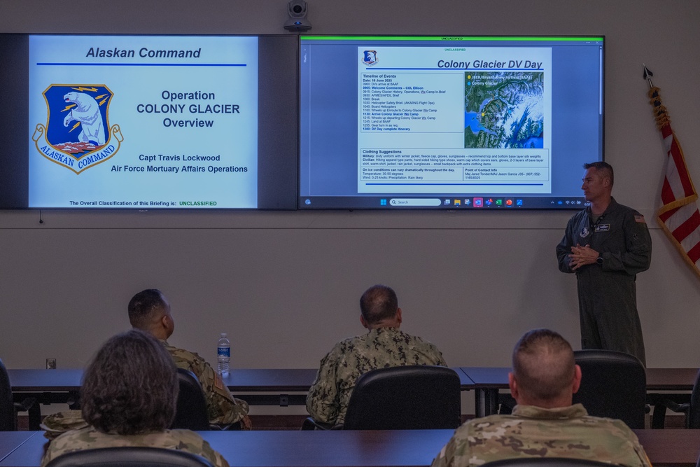 Operation Colony Glacier 2025 DV Day