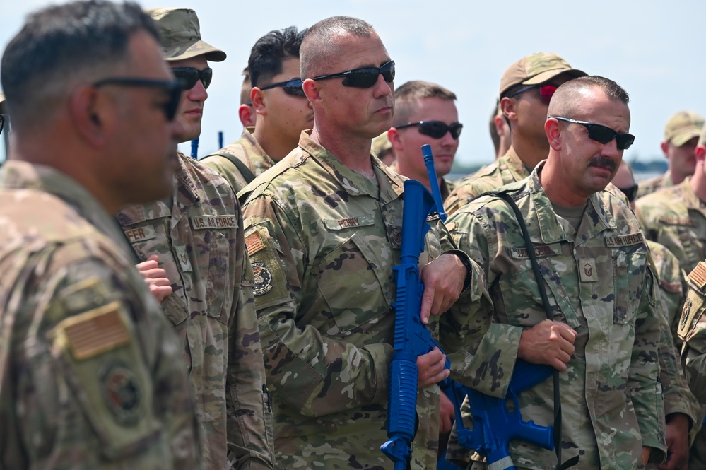 155th Civil Engineering Airmen Practice Combat Skills