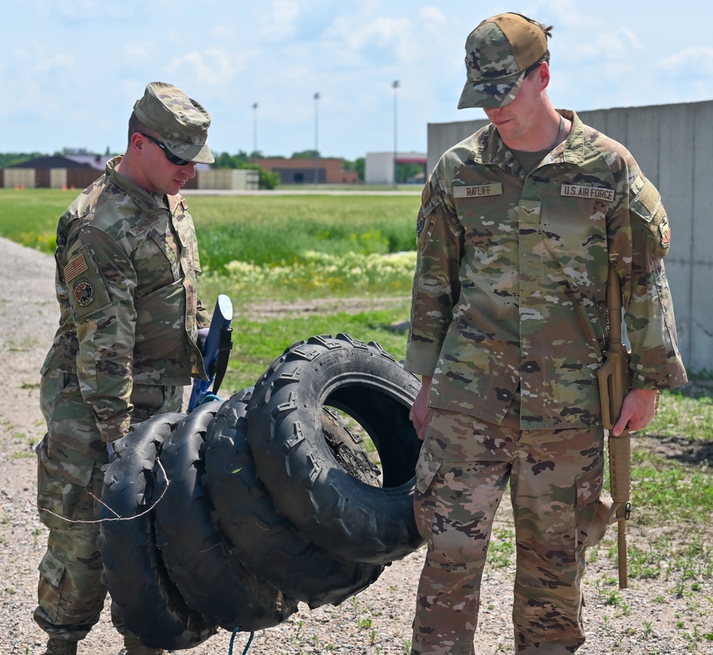 155th Civil Engineering Airmen Practice Combat Skills