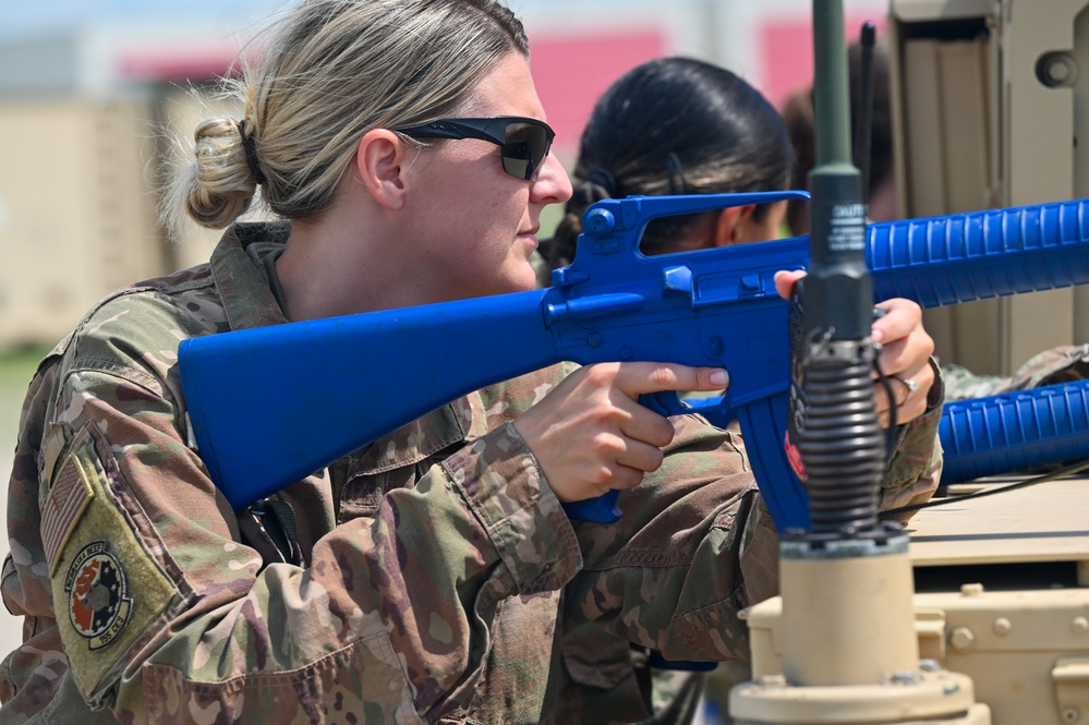 155th Civil Engineering Airmen Practice Combat Skills