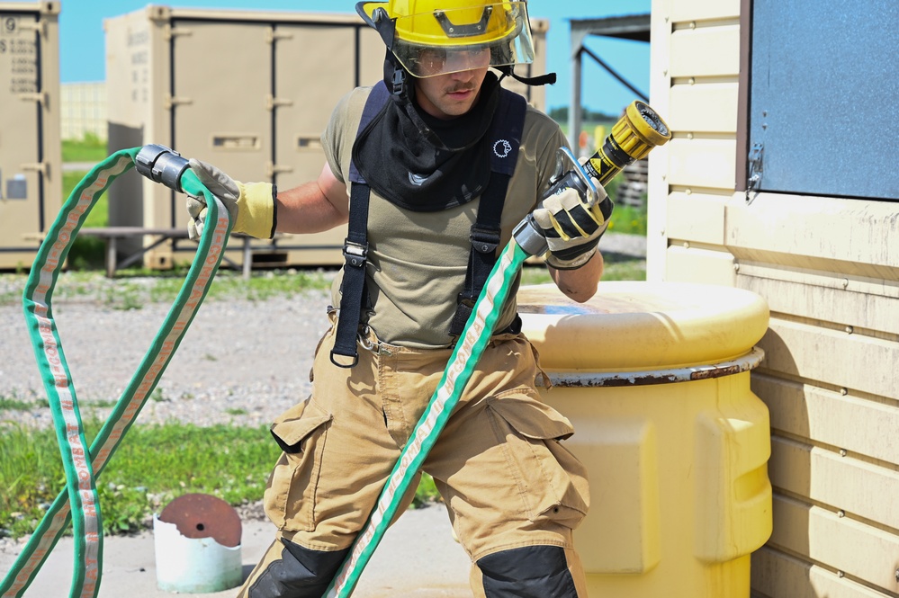 155th Civil Engineering Airmen Practice Combat Skills