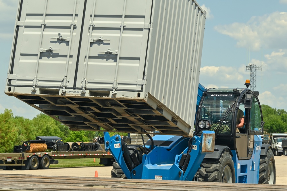 155th Civil Engineering Airmen Practice Combat Skills