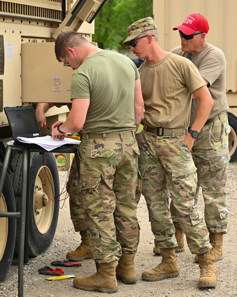 155th Civil Engineering Airmen Practice Combat Skills