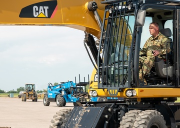 Nebraska National Guard Leadership Visits 155th Civil Engineers While Training