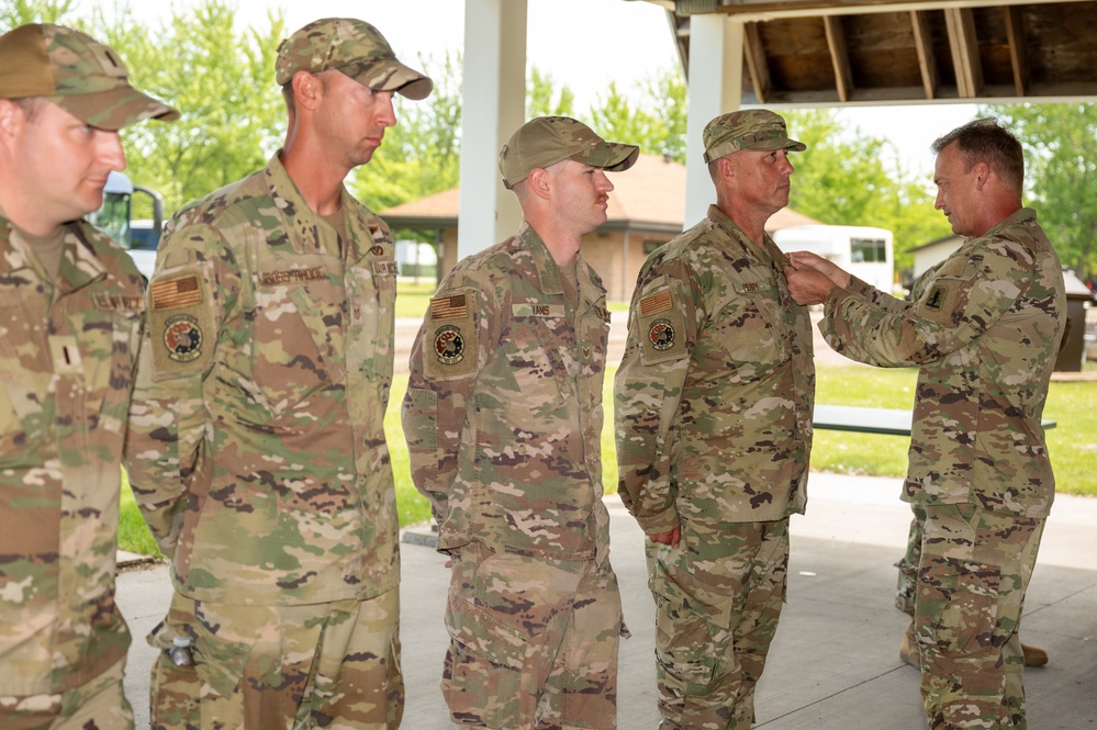Nebraska National Guard Leadership Visits 155th Civil Engineers While Training