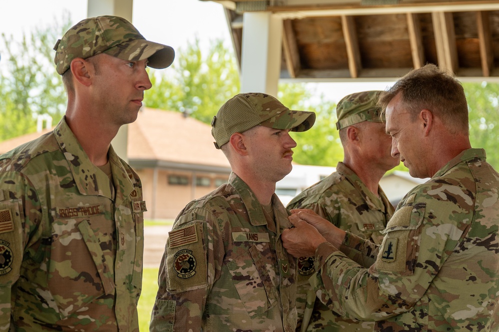Nebraska National Guard Leadership Visits 155th Civil Engineers While Training