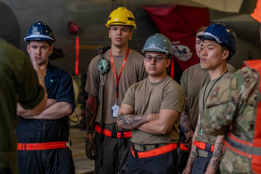 JASDF observe annual ASAF maintenance lift certification