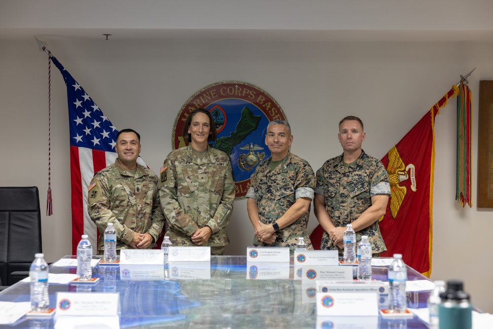 Brig. Gen. Deydre Teyhen visits MCB Camp Blaz