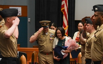 Lt. Cmdr. Nathan Ouellette Retires after 24 Years of Service