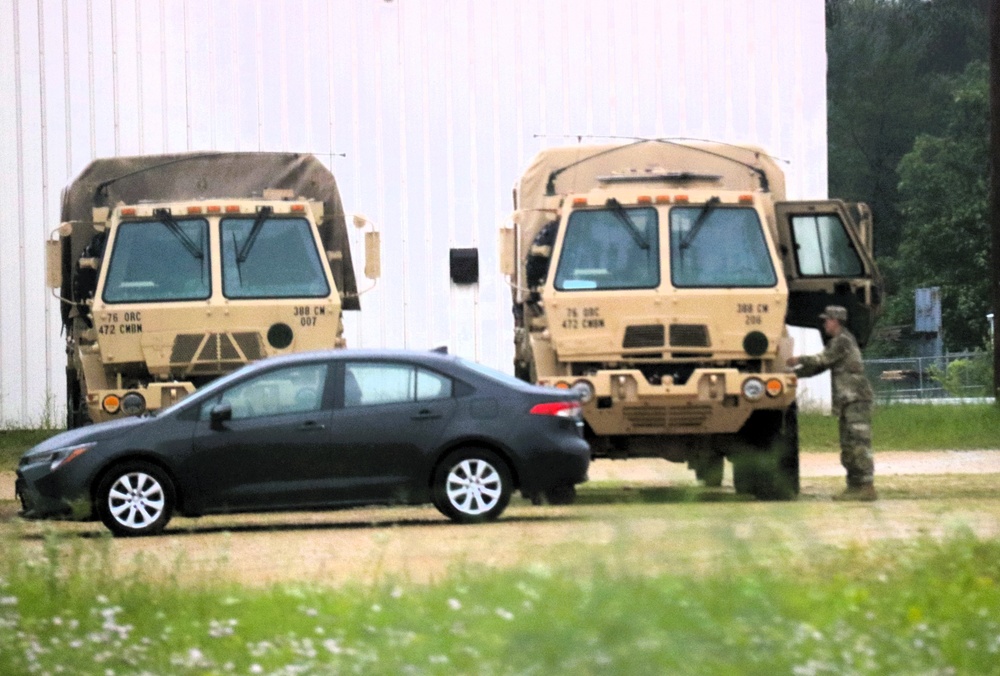 June 2025 training operations at Fort McCoy