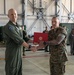 VMFA-214 Sgt. Maj. Yeaman Reenlistment Ceremony
