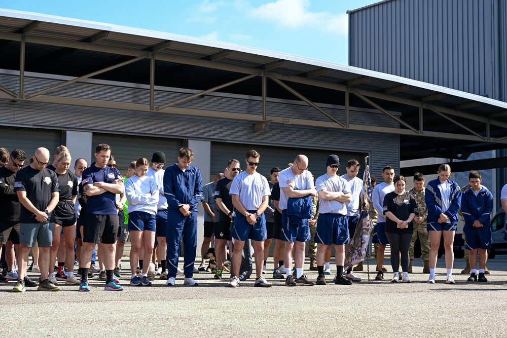 721st Aerial Port Squadron holds Port Dawg Memorial Run