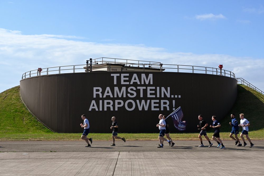 721st Aerial Port Squadron holds Port Dawg Memorial Run