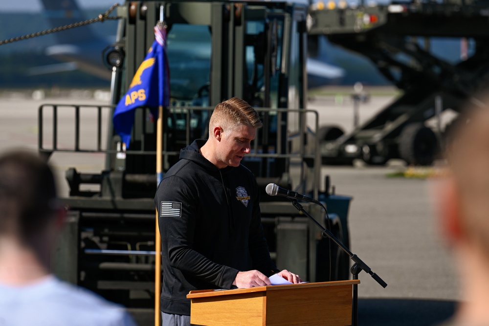 721st Aerial Port Squadron holds Port Dawg Memorial Run