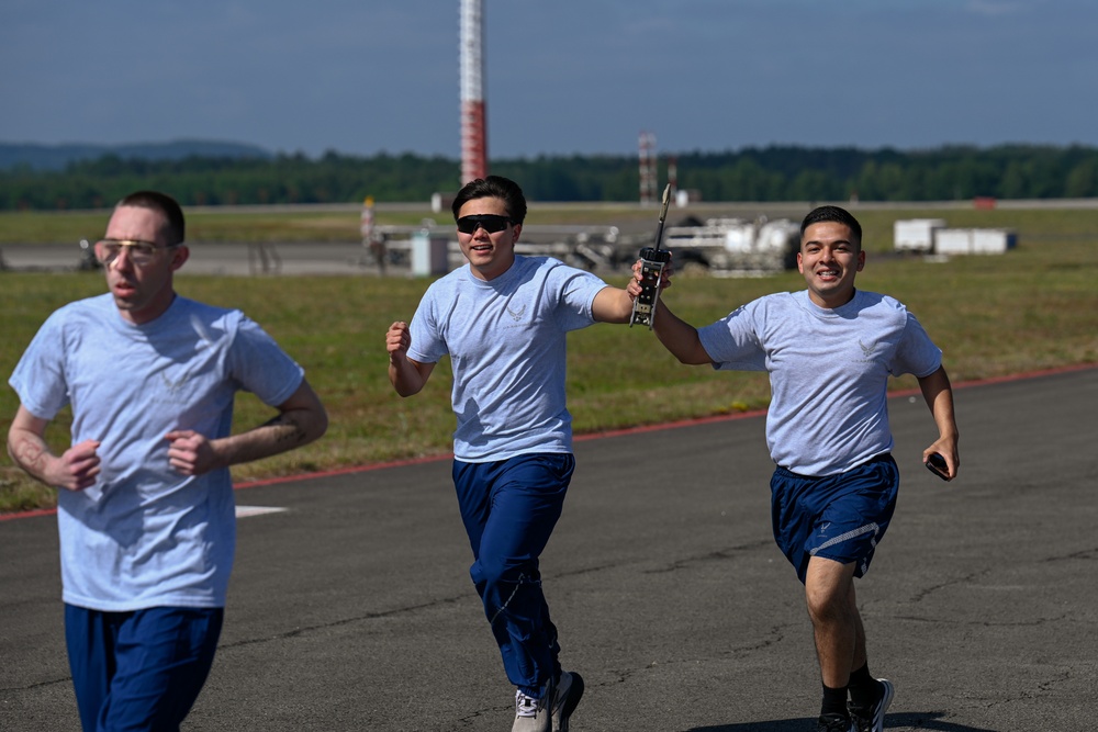 721st Aerial Port Squadron holds Port Dawg Memorial Run