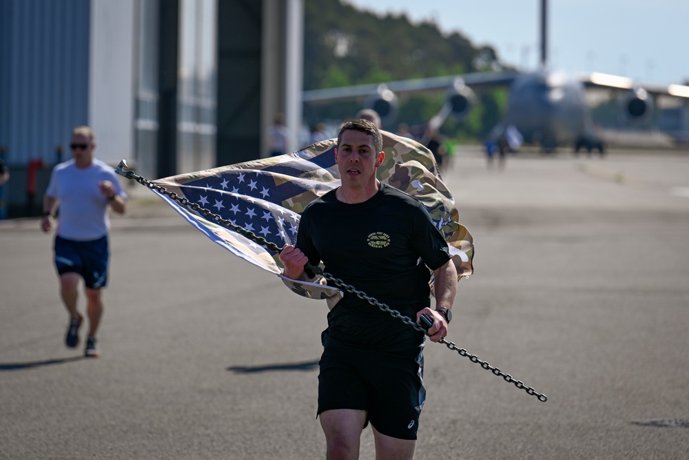 721st Aerial Port Squadron holds Port Dawg Memorial Run