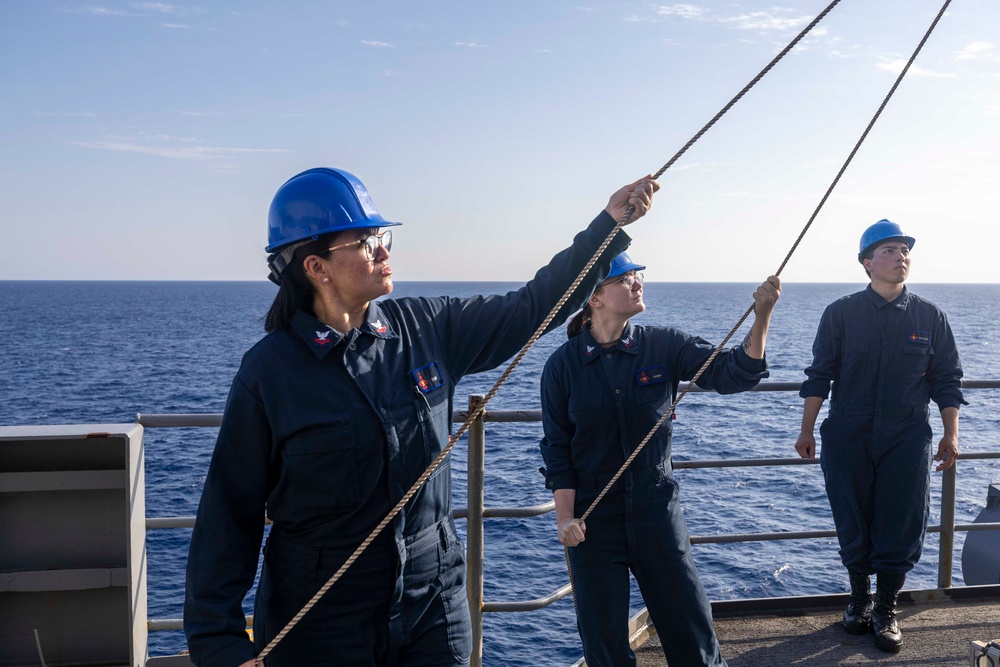 Daily Operations Aboard USS George H.W. Bush (CVN 77)
