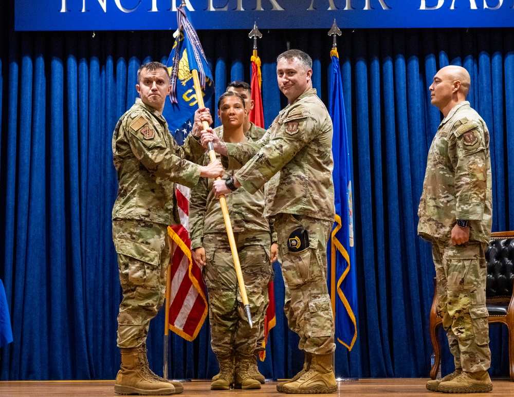 Defenders Mark Leadership Transition at 39th SFS Change of Command