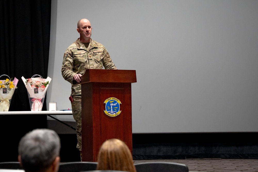 604th ASOS Change of Command