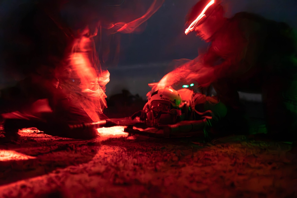 31st MEU | BLT 1/7 conducts night TRAP exercise