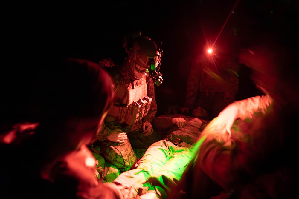 31st MEU | BLT 1/7 conducts night TRAP exercise