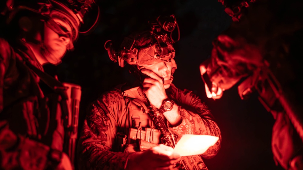 31st MEU | BLT 1/7 conducts night TRAP exercise