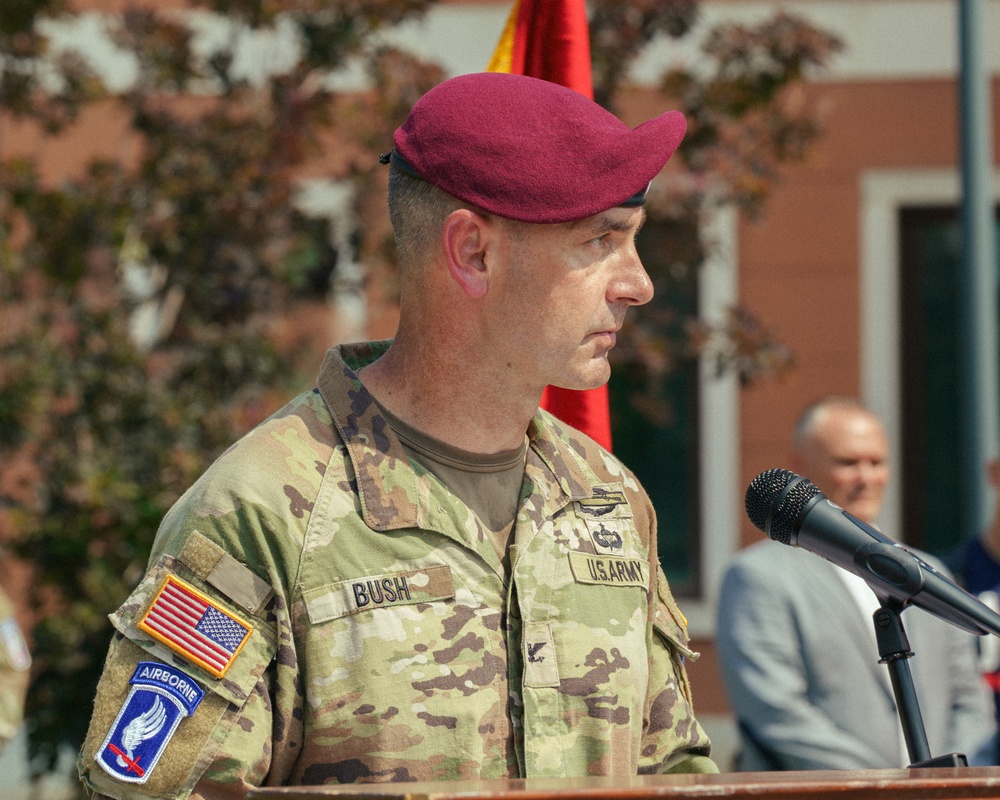 Col. Mark Bush Assumes Command of 173rd Airborne Brigade