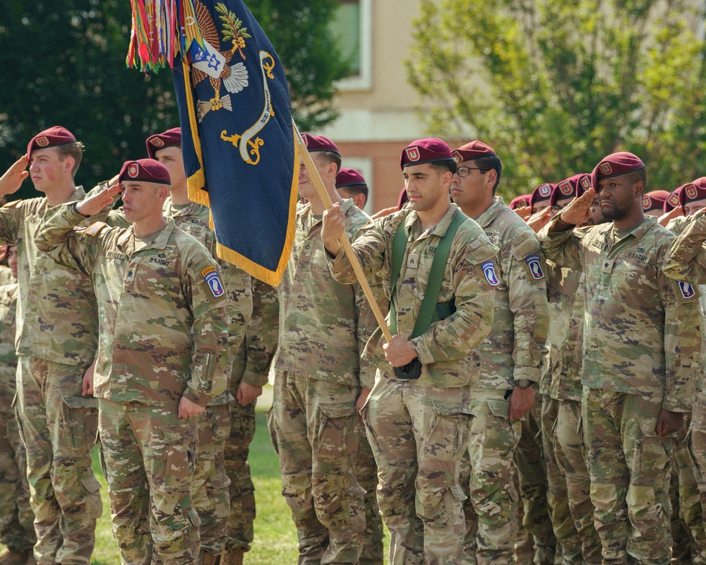 Col. Mark Bush Assumes Command of 173rd Airborne Brigade