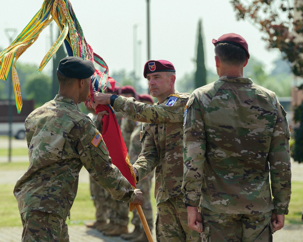 Col. Mark Bush Assumes Command of 173rd Airborne Brigade