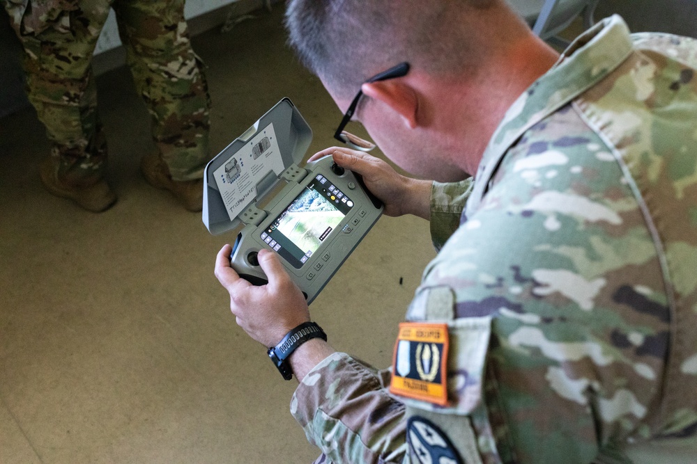 278th ACR, 173rd Airborne Drop Grenades from UAS