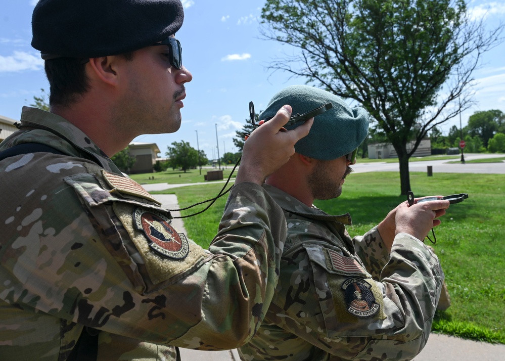 Security forces land navigation training