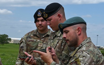 Security forces land navigation training