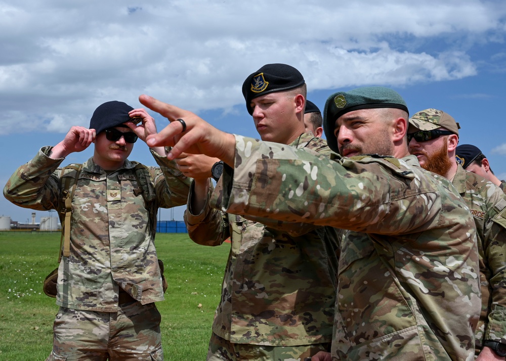 Security forces land navigation training