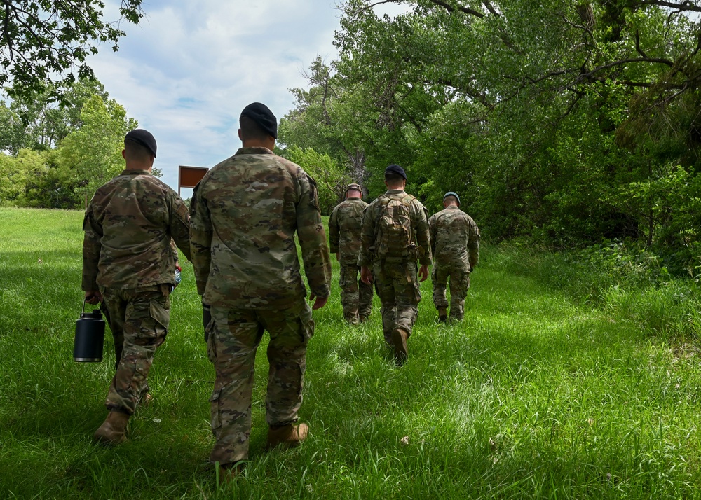 Security forces land navigation training