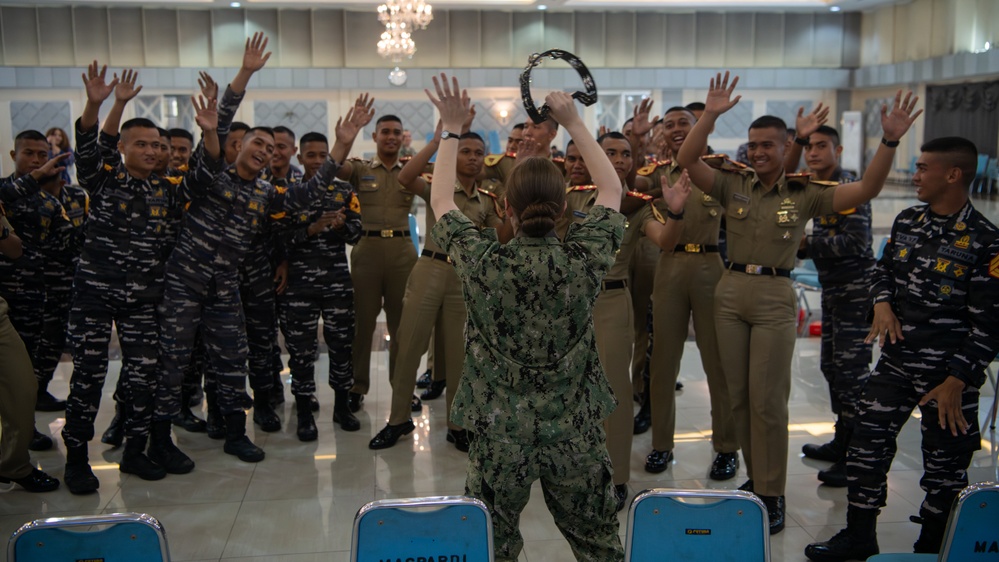 U.S., Indonesian Navies Conduct CARAT Indonesia 2025 Music Subject Matter Expert Exchange