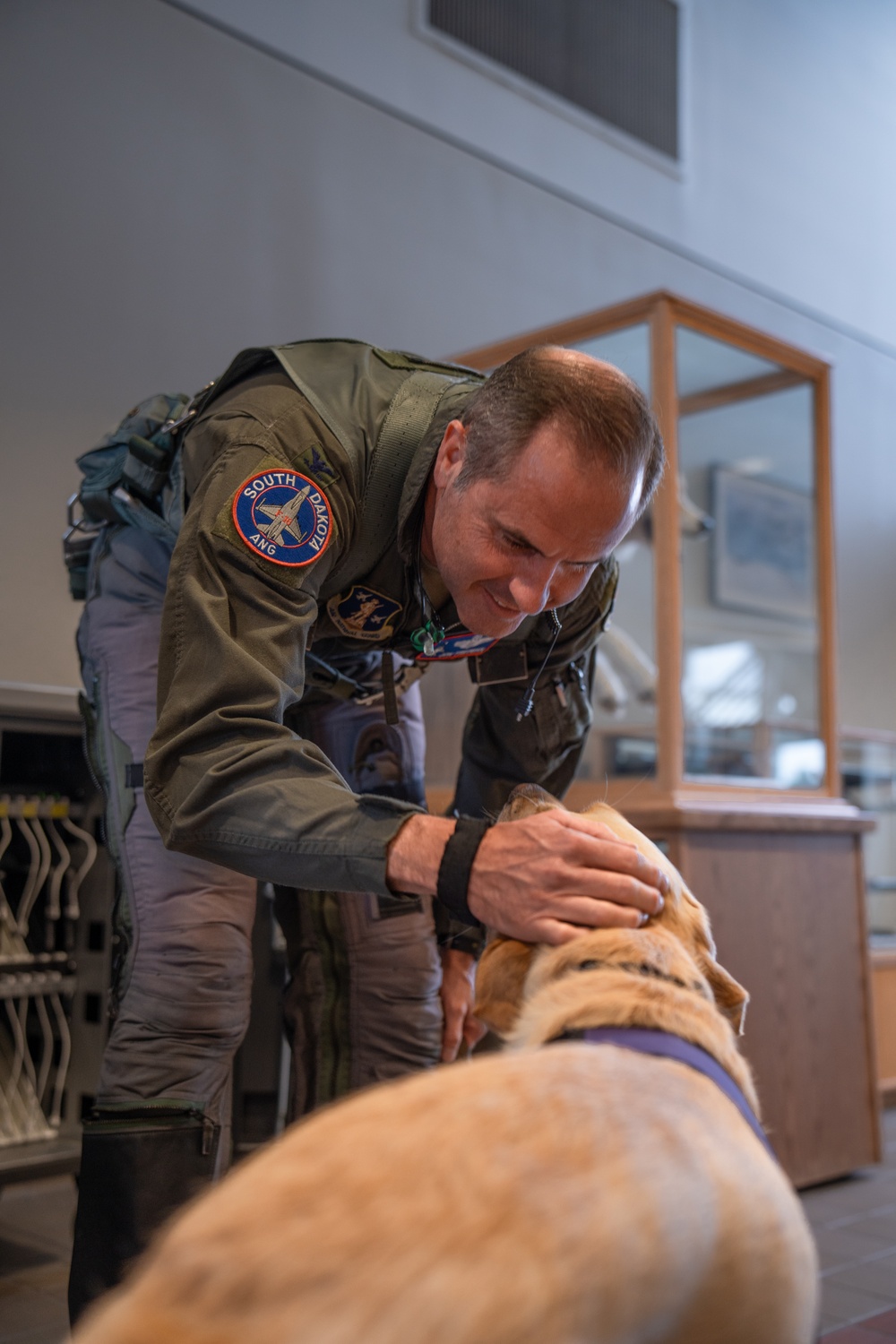 114th Fighter Wing’s new therapy dog lends a pawsitive touch