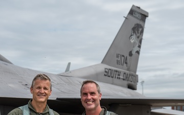 Sioux Falls Civic Leader flies with 114th Fighter Wing