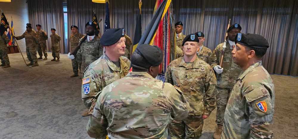 Belgium-based U.S. Army battalion changes commanders