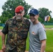 521 AMOW Deputy Commander Throws Out First Pitch at Saarlouis Hornets Game